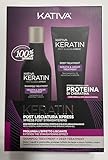 KATIVA Keratin Post Alisado Express Lote 2 Pz, Prolonga el tratamiento de alisado brasileño