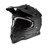 O'NEAL | Casco de Motocross | MX Enduro | Carcasa ABS, norma de seguridad ECE 22.06, aberturas de ventilación para una óptima refrigeración | Casco 2SRS FLAT V.23 | Adulto | Negro | Talla M (57/58 cm)