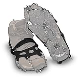 Navaris Crampones de Escalada - Cubiertas Antideslizantes de Metal - Crampones de Botas para Caminar sobre Nieve o Hielo Unisex