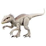 Jurassic World Camufla y Conquista Indominus Rex Dinosaurio de juguete con luces y sonidos +4 años (Mattel HNT64)