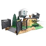 Jurassic World Minis Set de juego Ataque del dinosaurio gigante Dinosaurio con accesorios de juguete, regalo para niños +4 años (Mattel HFF12)
