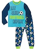 Harry Bear Pijamas para niños Fútbol Azul 10-11 Años