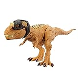 Jurassic World T-Rex Caza y mastica Dinosaurio de juguete con sonidos, +4 años (Mattel HNT62)