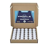 Amazon Exclusive Wilson Prime Distance Profile, Bolas de Golf, Pack de 36, Blanco