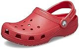 Crocs Classic Clog K Zuecos Unisex niños, Varsity Red, 34/35 EU