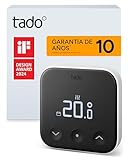 tado° Termostato inteligente X, termostato ambiental con cable, control mediante aplicación y altavoz inteligente (Alexa, Siri, Google Assistant), instalación sencilla