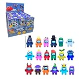 Among Us Series 2 Crewmate Stamper Figuras paquete de 12 cajas de lujo