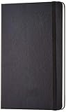 Amazon Basics Cuaderno Clásico, A5, Liso, Negro