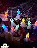 yumcute Cadena Luces Halloween, 20 LED Fantasma Cadena de Luces a Batería 3D Interiores Guirnalda de Luces Halloween Decoración Fiestas Boda Casa Niños Cosplay DIY…