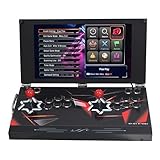 UYXOERA 26800 en 1 consola portátil de juegos de arcade de 17.5 pulgadas, pantalla HD de 17.5 pulgadas, reproductores duales, caja 3D DX, máquina de videojuegos retro, búsqueda/oculta/guarda/carga