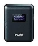 D-Link DWR-933 Router MiFi 4G+ LTE Cat6, 300 Mbps, batería, MiFi, HotSpot, WiFi, AC 1200 Mbps, WPS, Color Negro