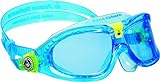 Aqua Sphere - Gafas de Buceo para niño, Color Azul Azul Blue/Blue Lens