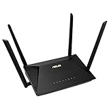 ASUS RT-AX53U - Router AX1800 WiFi 6 extensible de dos bandas, seguridad de red, Instant Guard, control parental, VPN integrada, compatible con AiMesh, juegos y streaming, hogar inteligente, USB