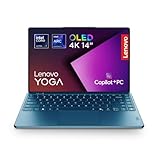 Lenovo Yoga Slim 9 Gen 10 - Ordenador Portátil AI PC 14'' OLED 4K Táctil (Intel Core Ultra 7 258V, 32 GB RAM, 1 TB SSD, Wi-Fi 7, Copilot+ PC, Win 11 Home) Teclado QWERTY Español- Color Tidal Teal
