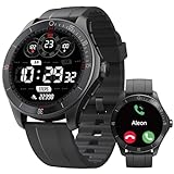 TOOBUR Reloj Inteligente Hombre, Smartwatch Alexa Incorporada 44mm Pantalla IP68 Impermeable con Llamada/podómetro/Seguimiento del Frecuencia Cardíaca/Oxígeno en Sangre/Sueño, para Android iOS