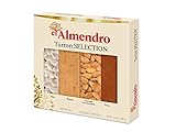 El Almendro, Surtido Turrones Tradicionales, con Caramelo y Almendras Seleccionadas, Receta Tradicional Desde 1880, 370 Gramos