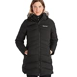 Marmot Wm's Montreal Coat Insulated Hooded Winter Coat Mujer, Black, M