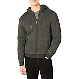 Amazon Essentials Sudadera con capucha de forro polar y cremallera completa, con forro sherpa Hombre, Carbón Mezcla, M