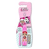 L.O.L. Surprise Cepillo de dientes eléctrico infantil con dos cabezales y pila incluida 90 g