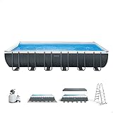 INTEX 55221 - Piscina elevada Rectangular Ultra XTR Frame 732x366x132 cm + depuradora