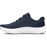 Under Armour UA Charged Surge 4 Zapatos de deporte para hombre, ligeras y transpirables deportivas de hombre, color azul almirante/blanco/blanco