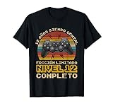 Regalo de Cumpleaños 12 Años Gamer, Nivel 12 Completo Camiseta