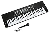 Axman LP5450- Teclado/keyboard con micrófono y conector de alimentación