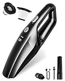 SERVOMASTER Aspirador De Mano Potente, Aspirador Coche Recargable, Aspiradora De Mano Sin Cable Pare Filtro HEPA, Mini Aspiradora para Hombres y Mujeres, Accesorios para Limpieza Interior