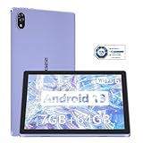 DOOGEE U9 Tablet 10.1 Pulgadas, 7GB RAM+ 64GB ROM(1TB TF), Android 13 Tablet WiFi 6, Tablet para Niños con 5060mAh, Tableta de 1280x800 HD, Dual Camera TÜV Certificación & 3.5mm & OTG, Negro