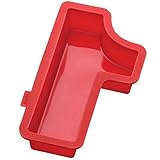 Lékué Molde pastel número 1, silicona platino Rojo