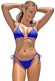 Bikinis Mujer 2023, Sexy Conjunto de Bikini, Bikini de Tirantes, Bañadores Mujer, Bikini Brasileño, Biquini, Vikini, Traje de Baño, Bañador Mujer - con Almohadillas extraíbles