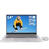 Ordenador portátil 14 pulgadas Dual-Core hasta 2,6 GHz • 6 GB RAM • 128 GB SSD • UHD portatil • WiFi 5G • Mini-HDMI • Teclado membrana • Diseño sin ventilador • Color plateado • Ratón incluido