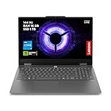 Lenovo LOQ Essential Gen 11 - Ordenador Portátil Gaming IA 15.6'' FHD (Intel Core i5-13450HX, NVIDIA GeForce RTX 5050, 16GB RAM, 1TB SSD, 144 Hz, Wi-Fi 6, Sin Sistema Operativo) QWERTY Español - Gris