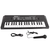 Piano Electrico, Teclado eléctrico Teclado musical electrónico portátil de 37 teclas con función de grabación de micrófono para niños que aprenden