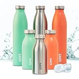 SAG3® Botella agua acero inoxidable 750ml | Botella para agua reutilizable | Termo de agua para frio y calor | Botella agua sin BPA totalmente aislante y hermética.