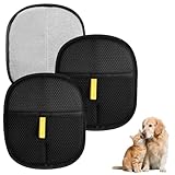 YOMKILU Manopla Quita Pelos Mascota, 3 Piezas Guante Removedor Pelo Mascotas, Reusable Pet Hair Remover Glove, magnéticos Estático Guante Quitapelos Mascotas Aseo para Ropa, Sofás, Alfombras
