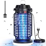 YISSVIC Lampara Antimosquitos Electrico Mata Mosquitos Electrico 4200V +15W UV Lámpara Antimosquitos IPX4 Impermeable para Interior y Exterior