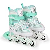 Sawyer Bikes - Patines en Línea Ajustables - Tallas 27 a 38 (Mint, M (31-34))