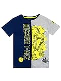 Jurassic World Camiseta de Dinosaurio T-Rex para Niños Top de Manga Corta para Infantiles Azul 9-10 años