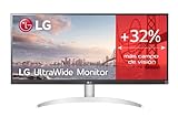 LG 29WQ600-W - Monitor UltraWide Ultrapanorámico 29 pulgadas, 21:9, Panel IPS: 2560x1080, 300cd/m², 1000:1, sRGB99%, HDMIx1, DPx1, Altavoces Estéreo 7W con Tecnología MaxxAudio, Color Blanco