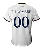 Real Madrid Conjunto Camiseta y Pantalón Personalizado de la Primera Equipación Temporada 2023/2024 - Réplica Oficial Autorizada con Licencia - Niño (8 Años)