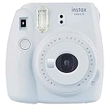 Fujifilm instax mini 9 - Cámara instantanea, solo cámara, Blanco (Smoky White)