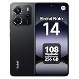 XIAOMI Redmi Note 14 - Smartphone de 8+256GB, Pantalla de 6.67' AMOLED FHD+ 120Hz, MediaTek Helio G99-Ultra, cámara de 108MP, TurboCharge 33W, 5500 mAh, Cargador no Incluido, Negro (Versión ES)