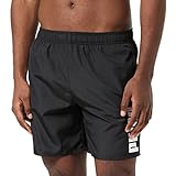 PUMA Hombre Swim Men's Mid Shorts Traje de baño, Negro, XL