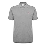 Levi's Housemark Polo Camiseta, Medium Grey Heather, XL Hombre