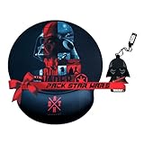 WONDEE Pack Star Wars Regalos, Pendrive Original USB 32 GB + Alfombrilla Ratón Ergonómica de Darth Vader - Regalos Originales Fans de Darth Vader, Star Wars Merchandising Oficial