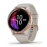 Garmin Adultos unisex Venu - Reloj Inteligente, Rosa (Rose Gold), Talla única