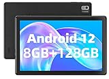 SGIN Android 12 Tablet, 10,1 Pulgadas 8GB RAM 128GB ROM (256GB Ampliable), 1920 * 1200 FHD IPS, Octa-Core hasta 2,0GHz, 5MP+8MP Telecámara, 2,4G / 5G WiFi, BT5, GPS, 6000mAh Batería