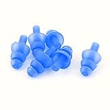 SODIAL(R) Silicona Suave Natacion Impermeable Tapon Para Los Oidos Protector 3 Pares Azul