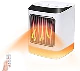 Calefactor Cerámico,Fan Heater,Portátil Estufa Eléctrico Calefactor Cerámicos Calefacción de Termoventilador con Digital Termostato Ajustable para Oficina/Casa